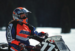 Snowmobiler. Grand Mesa, Colorado.